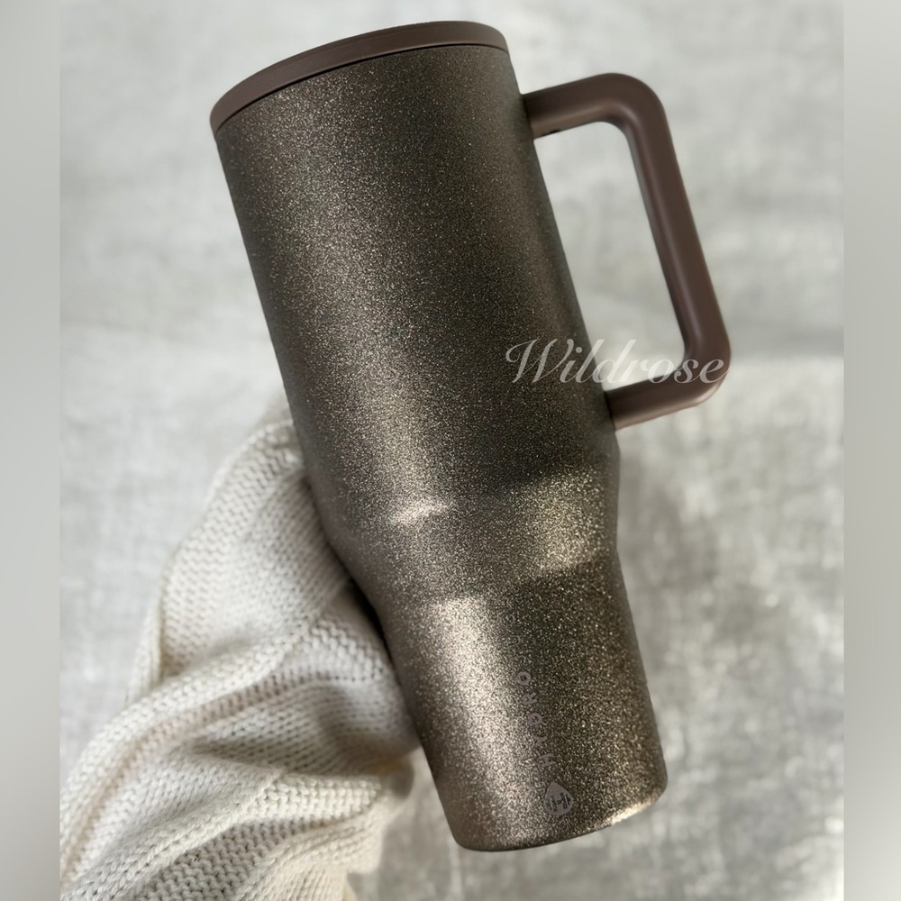 HydroJug MIST 32 OZ Traveler Birthday NWT IN HAND Glitter Gold